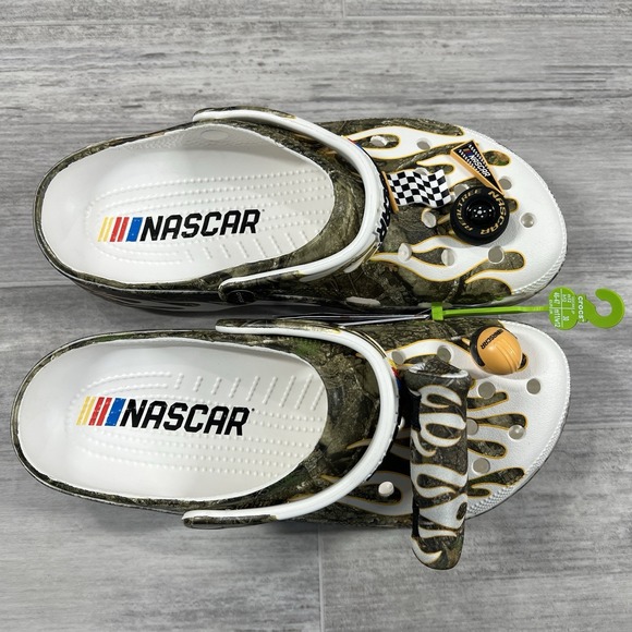 CROCS X NASCAR Men\'s Size 12 REALTREE CLASSIC CLOG‎ With Jibbitz 210827-90H New main image 11